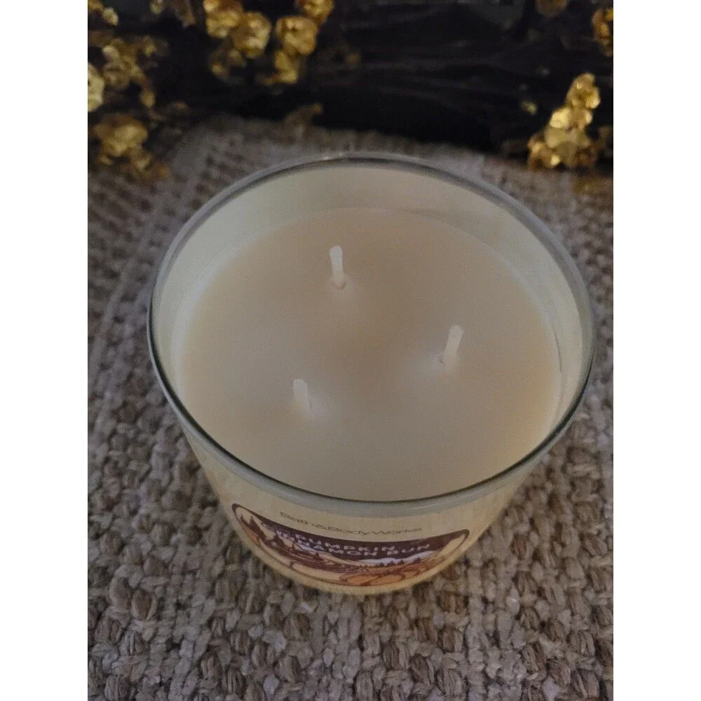 Pumpkin Cinnamon Bun - Bath and Body Works 3-wick Candle